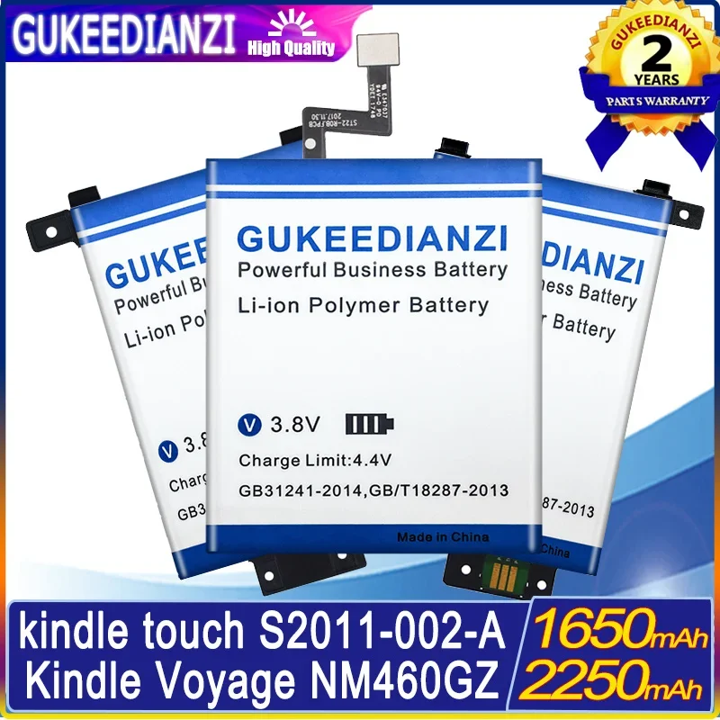 

GUKEEDIANZI-High Quality Battery for Amazon Kindle Touch S2011-002-A, Voyage N460GZ Replacement Batteries