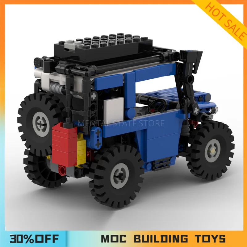 327PCS Customized MOC Mini off-road vehicle Building Blocks Technology Bricks DIY Creative Assembly Toys Holiday Gifts