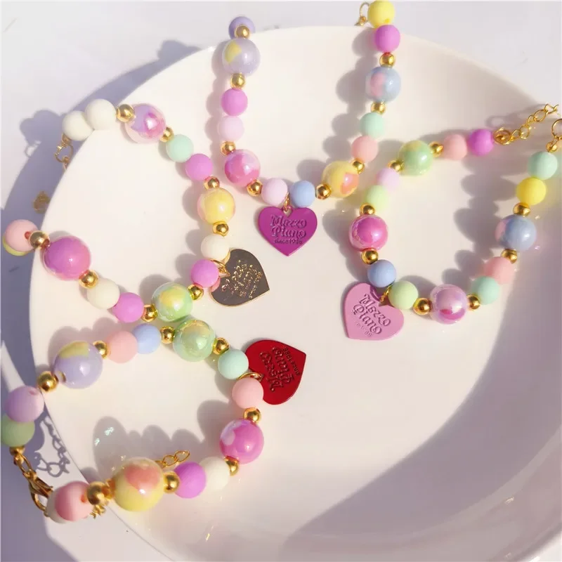 Pet Pearl Collar Little Cat Dog Love Pearl Necklace Cute Dog Jewelry Pet Accessories Puppy Necklace Bow Ties Dogs Pet Products