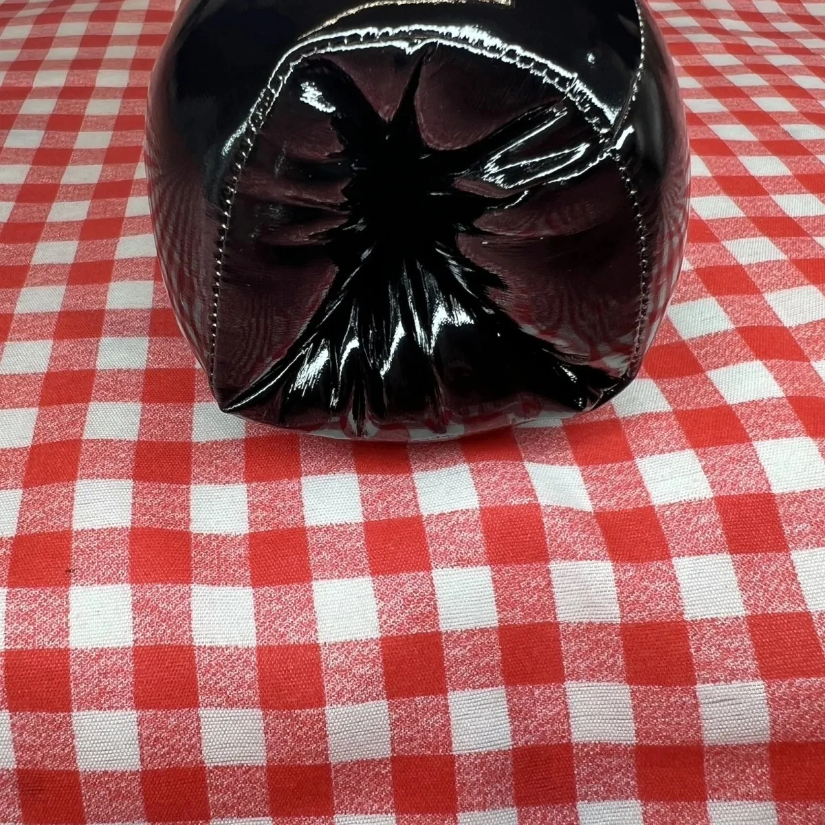 Manga de Massagem Masculina Artesanal em Algodão e Couro PU, Modelo Pocket Pussy, Cor Preto Piano