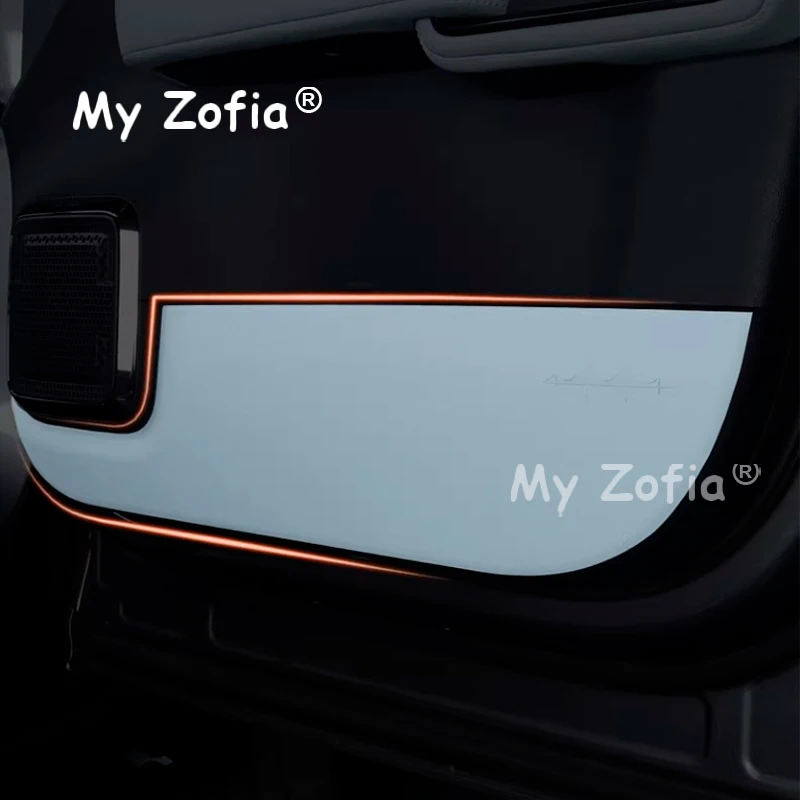 For Formula Leopard 5 Denza B5 Car Door Anti-kick Mat Leather Modified Leather Protective Sticker Protective Plate Accessories
