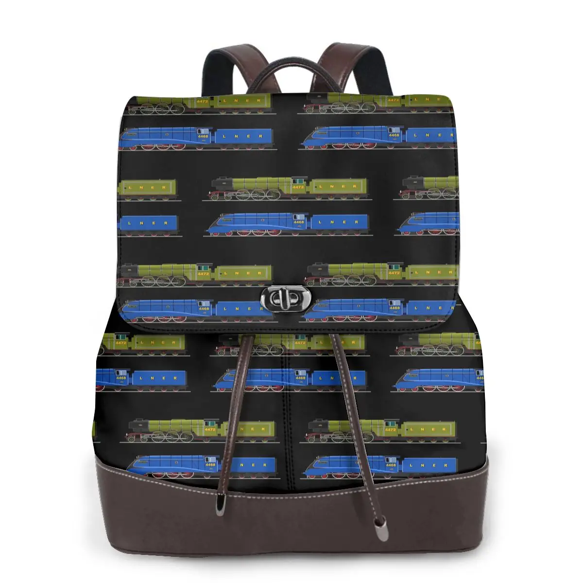 Flying Scotsman And The Mallard Bookbag School Student Bags Hiking Travel Daypack for Women Fashion Derma Backpack