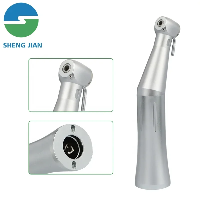 SJ Dent den tal Low Speed Micromotor Handpiece E-type Connector Contra Angle Hand Piece 20:1 Ratio Reduction imp lant Turbine