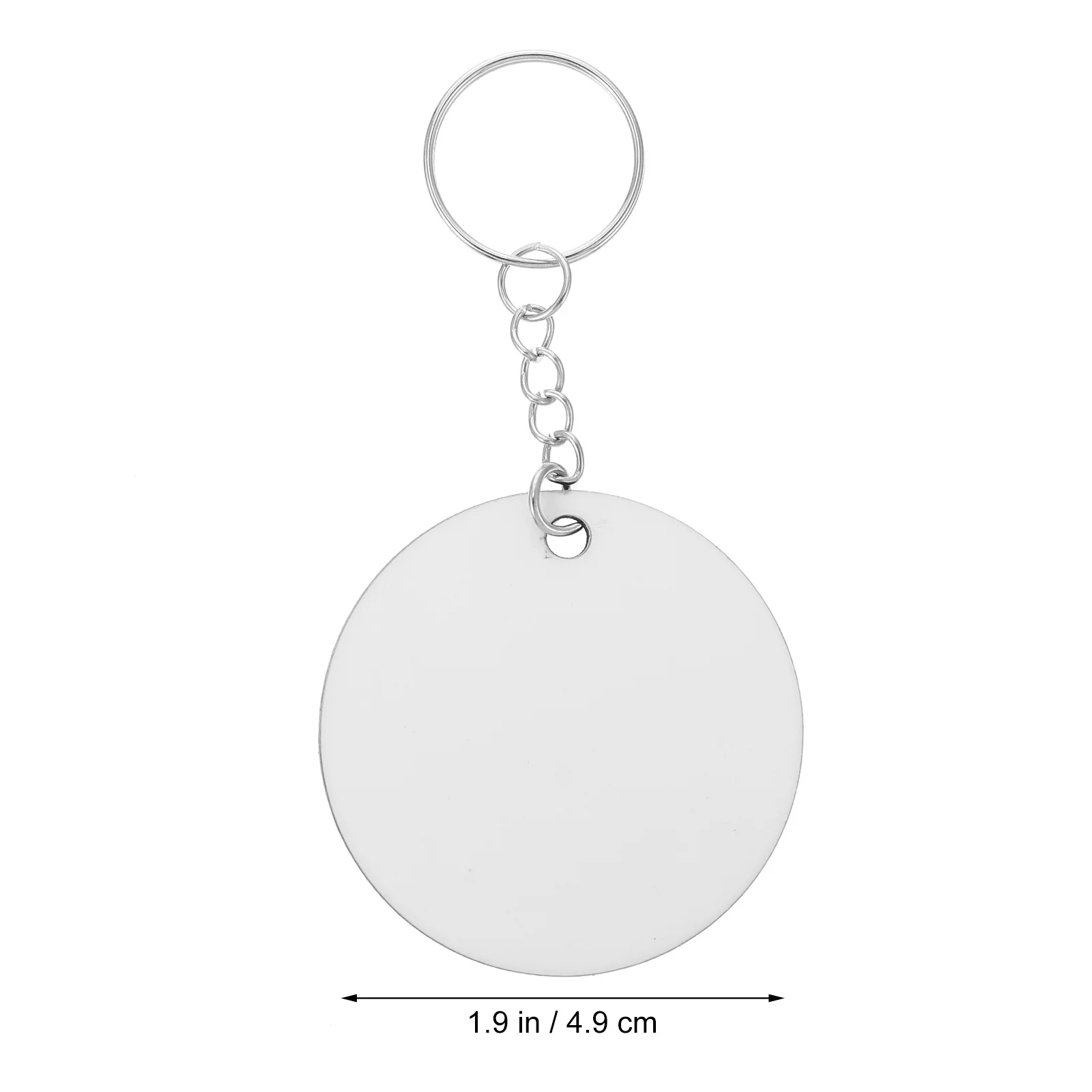 ชุดพวงกุญแจเปล่าสำหรับงานซับลิเมชั่น 1 ชุด สำหรับงาน DIY ทำเครื่องประดับ งานฝีมือ พวงกุญแจแบบถ่ายโอนความร้อน ป้ายเปล่าสำหรับพวงกุญแจ