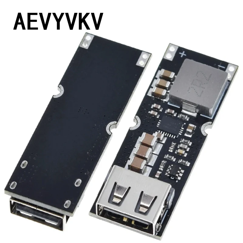 Single Cell Lithium Battery Boost Power Module Board 3.7V 4.2V Liter 5V 9V 12V USB Mobile Phone Fast Charge QC2.0 QC3.0 TPS61088