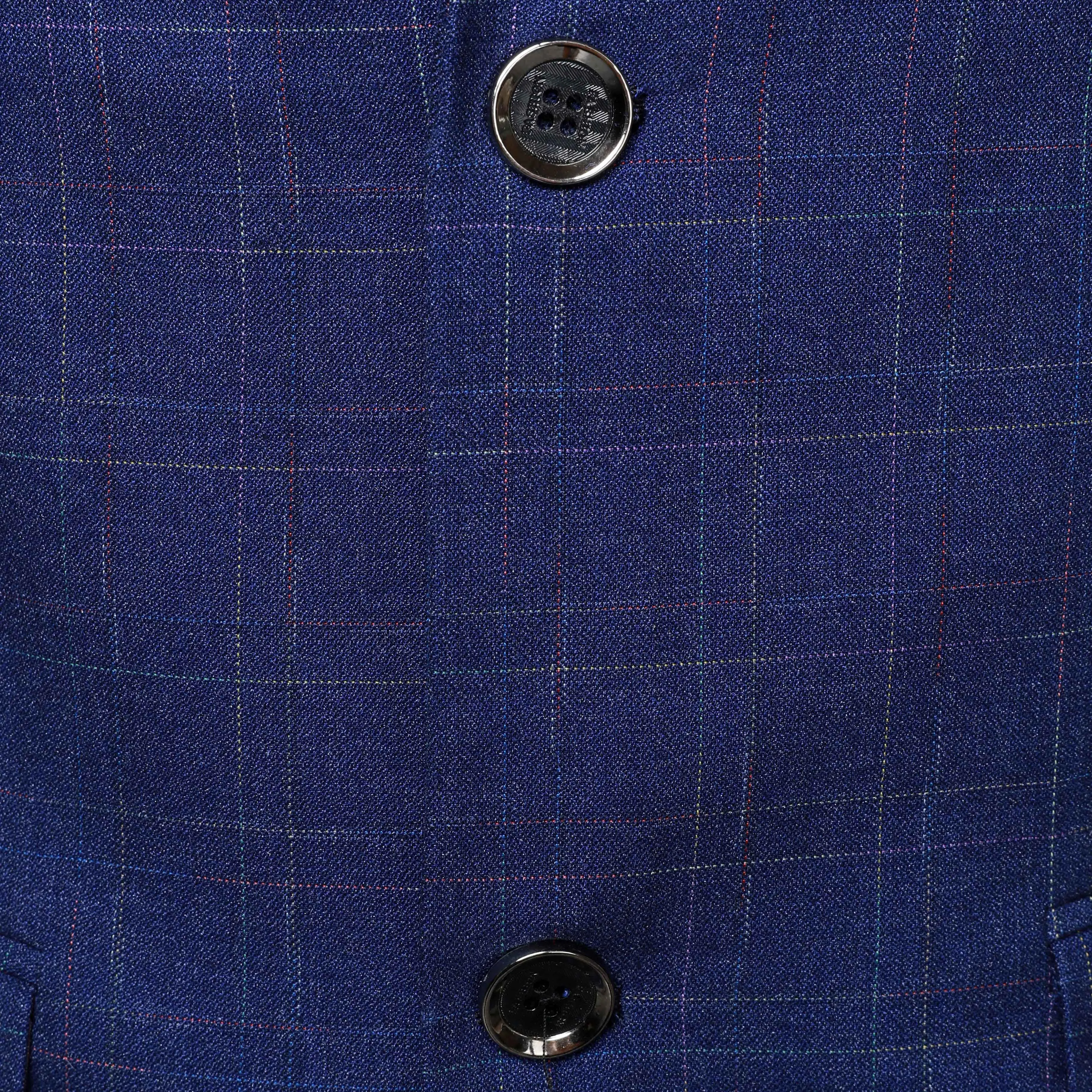 Nieuwe Lente Mannen Blauw Geruite Blazers Jassen Formele Slijtage Pakken Jassen Zakelijke Jassen Mannelijke Slanke Casual Blazers Jassen Maat 4XL