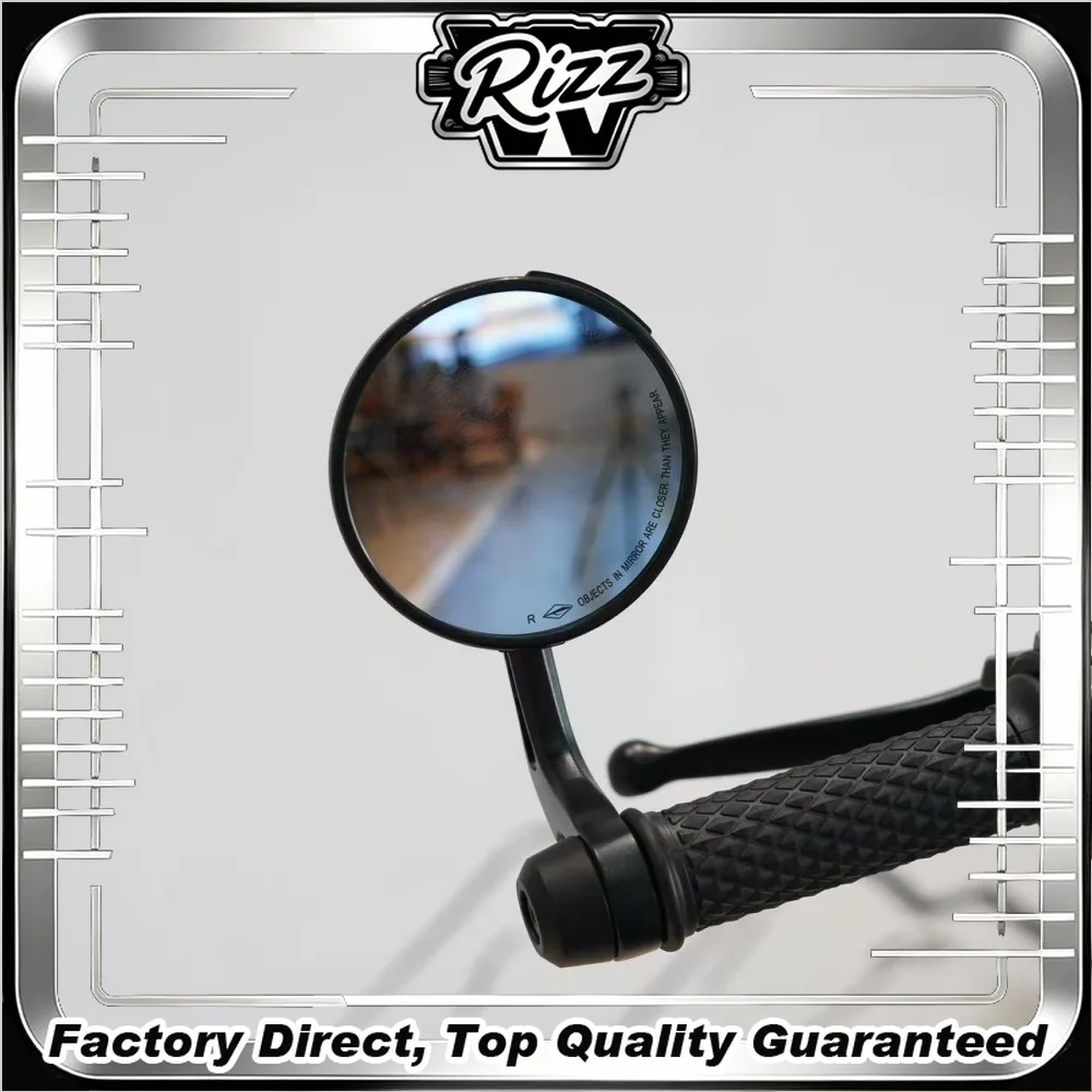 FOR VOGE CU525 Vintage Rearview Mirror Stem Modified CNC Alloy Rust-Proof Drop-Resistant 360-degree Integrally Formed