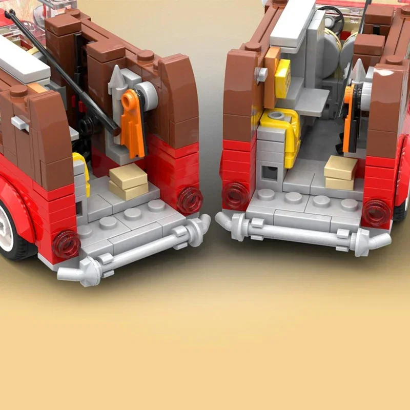 Modèle de voiture de ville, briques de construction Moc, transport classique, voiture MK1, technologie, blocs modulaires, cadeaux, jouets de Noël, ensembles de bricolage, assemblage