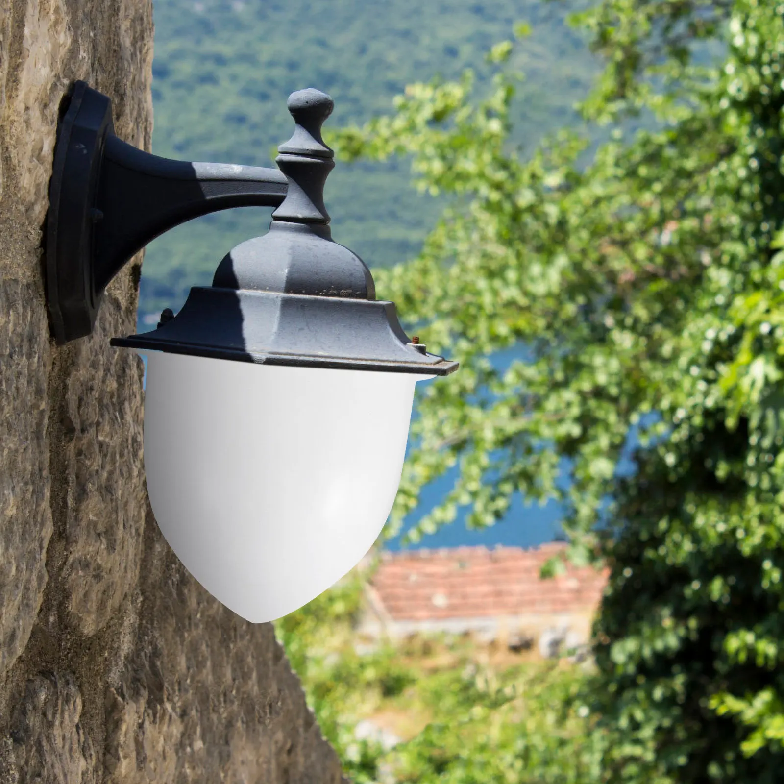 Plastic Post Lamp Shade Replacement Outdoor Light Cover Wall Lamp Fixture Minimalist Design Dustproof Porch Light Cover Patio