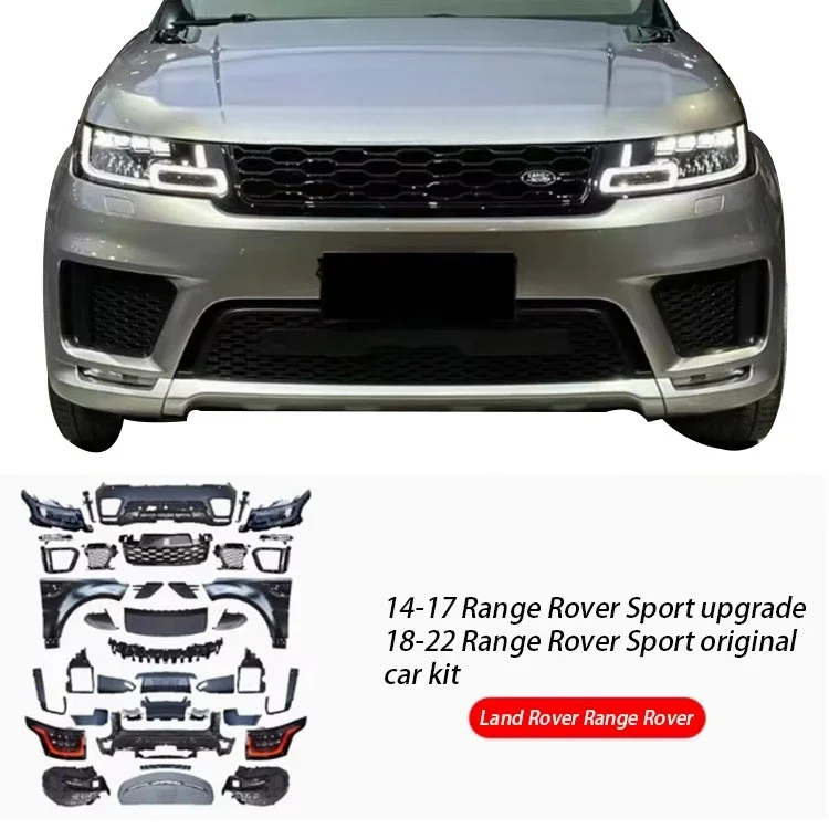 For Range Rover old model to new sports executive 13-17 upgrade 22 front and rear headlights taillight machine cover