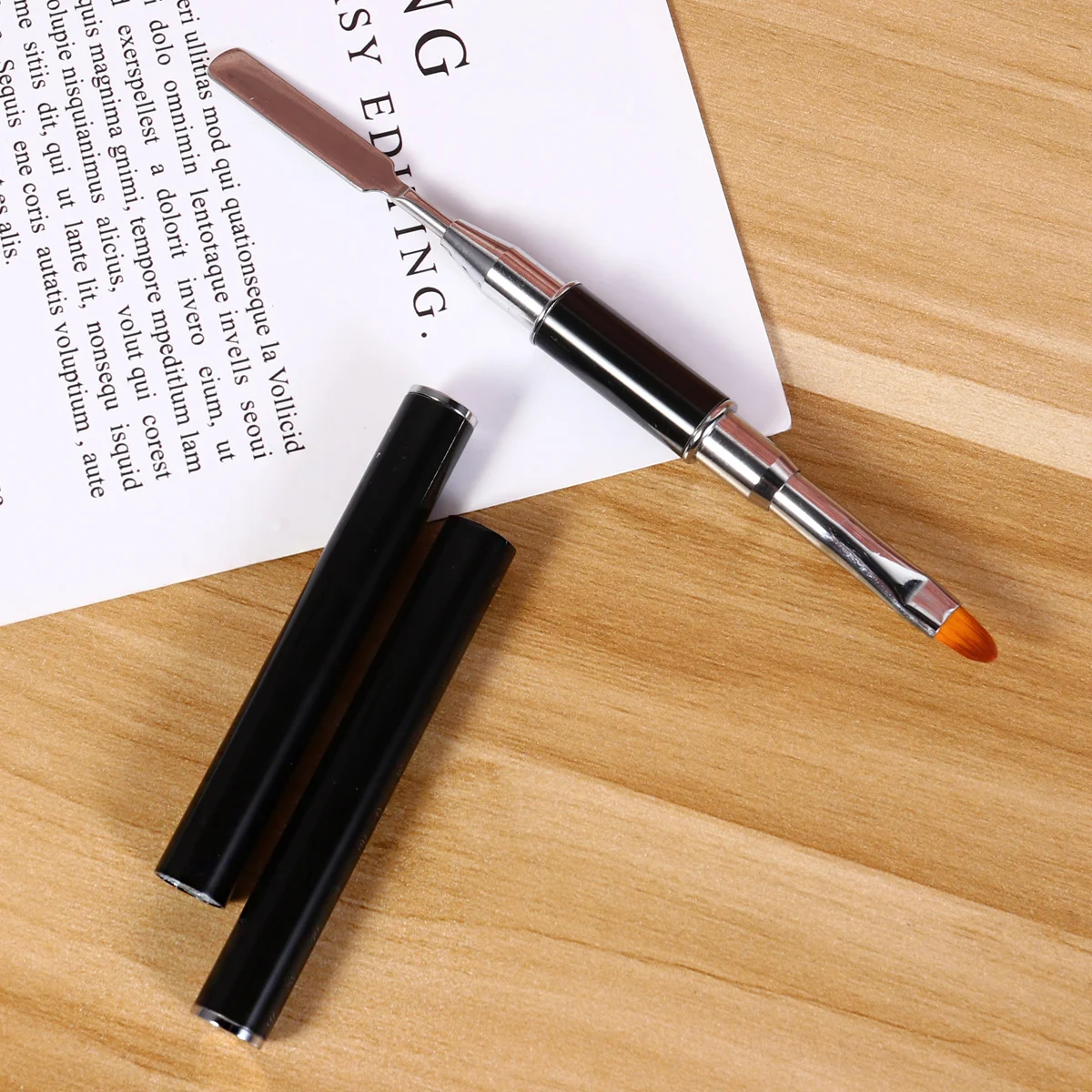 ปากกาเจลต่อเล็บ 1 ชิ้น ดีไซน์ตามหลักสรีรศาสตร์ ใช้งานง่ายสำหรับงานศิลปะบนเล็บที่บ้านหรือร้านเสริมสวย