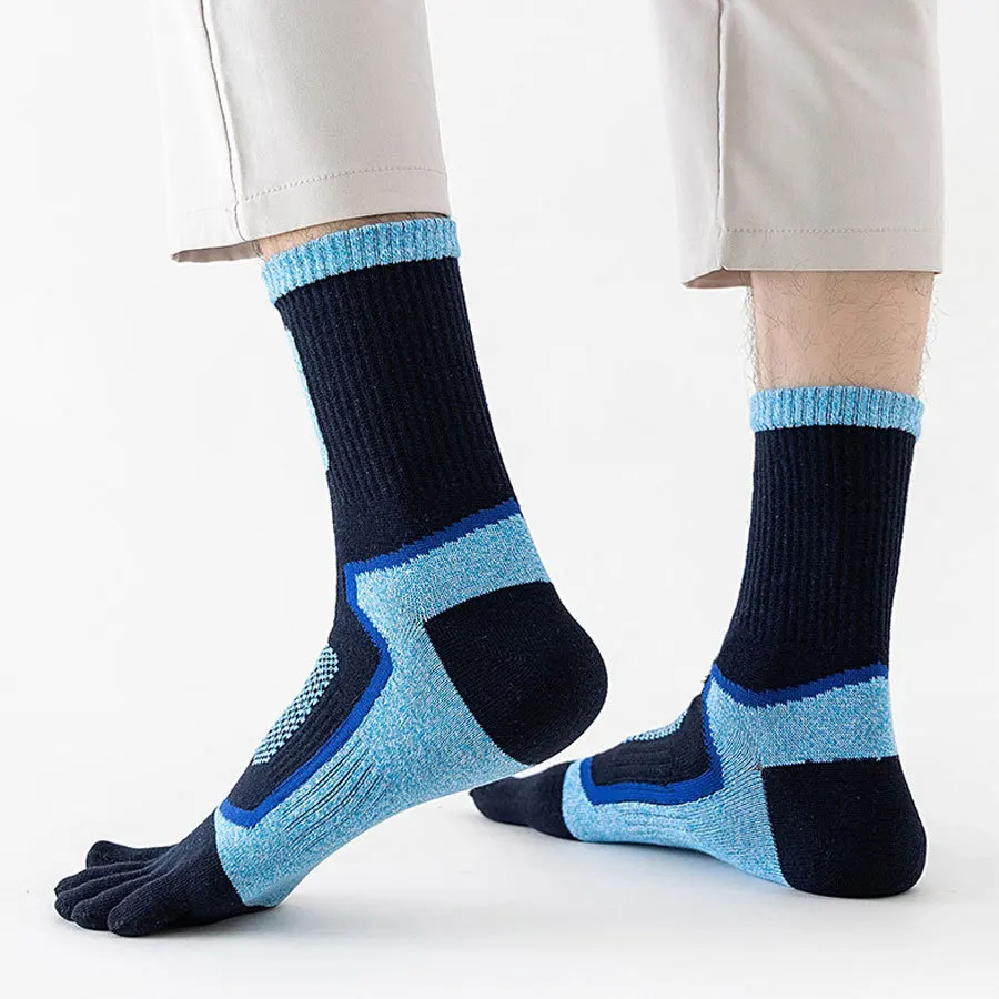 1/3/5 Pairs Toe Sport Short Socks Man Thick Compression Mesh Endurable Fitness Bike Run Outdoor Basketball Travel 5 Finger Socks view 6
