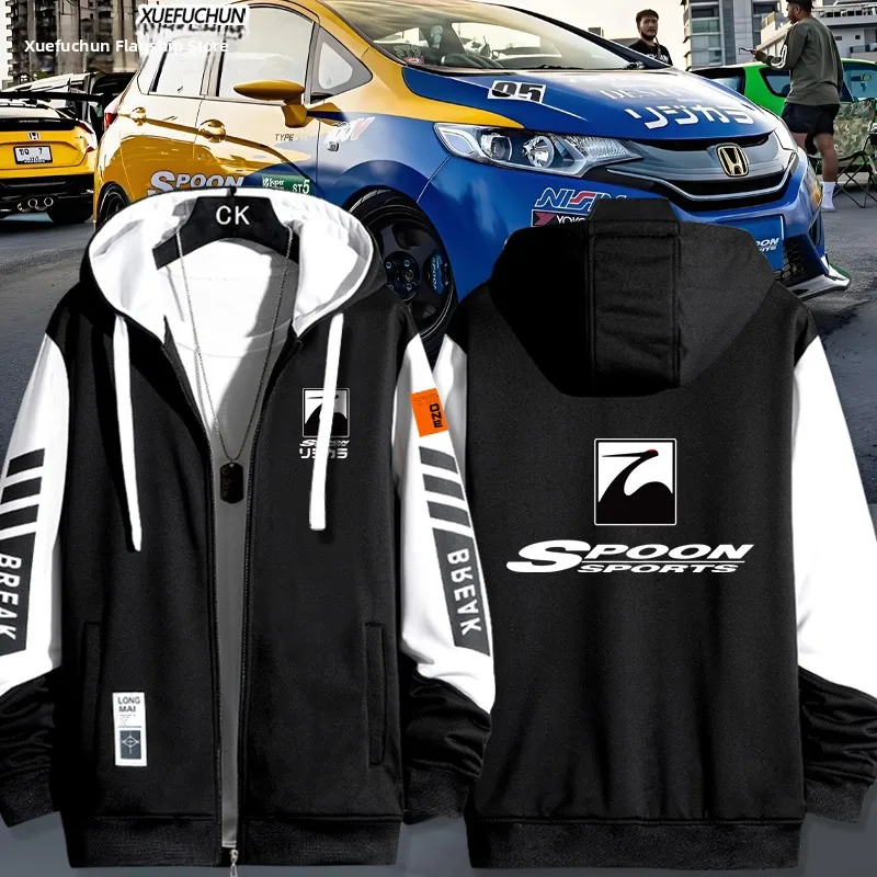 

ex Crane Модифицированный автомобиль Jaet Модная брендовая верхняя одежда с капюшоном на молнии Ветрозащитный Обычная посадка Thiened Fce Полиэстер