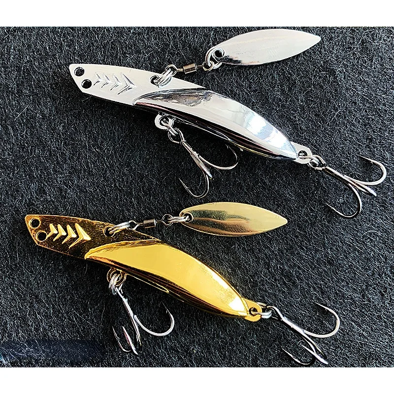 Fishing Lure Sinking Spinner Spoon 10g/15g Single Hook Hard Bait Sequins Artificial Bait Small Hard Sequins Spinner