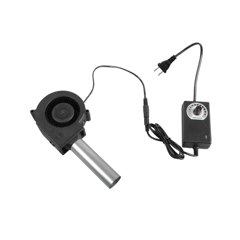 

652F Вентилятор для барбекю с регулируемой скоростью, уникальный вентилятор для разогрева древесного угля, идеально подходит для