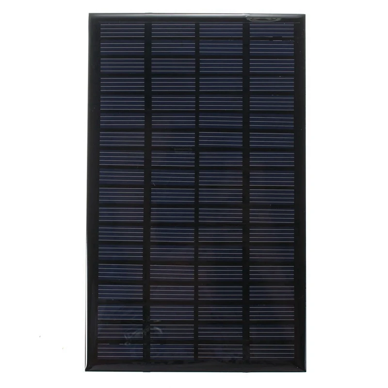 3X 18V 2.5W Energía almacenada policristalina Sistema de módulo de panel solar Cargador de células solares 19,4 x 12 x 0,3 cm