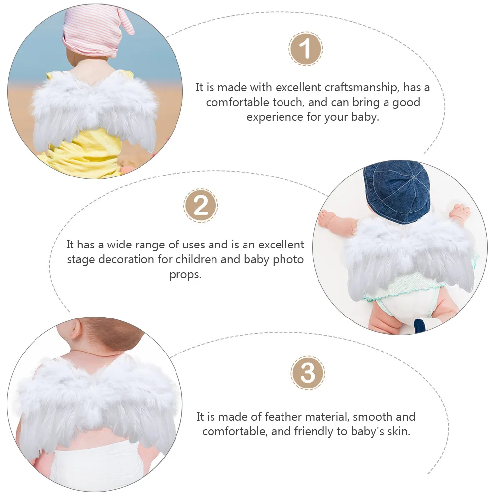 

Leaf Hair Band Decorative Angel Props Set Photograph Shower Child