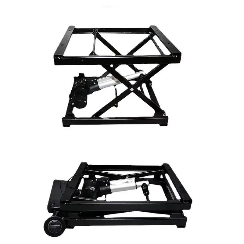 Folding lift coffee table bracket multi-function wired remote control dining table general hardware function welding frame