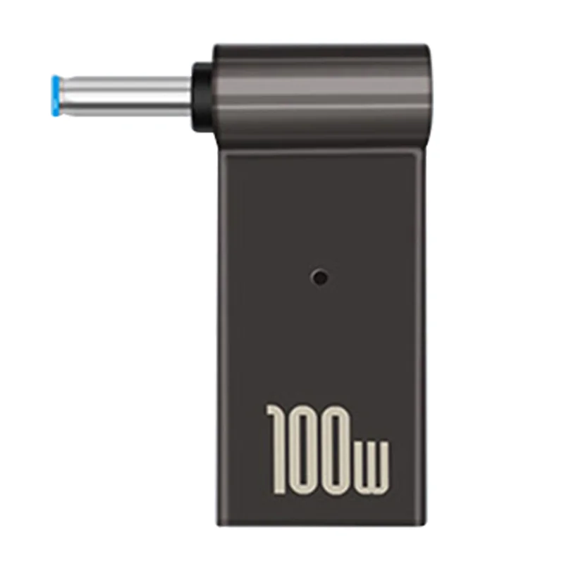 USB C 타입 암-4.5X3.0mm 잭 플러그 노트북 충전 어댑터, 100W PD 전원 충전기 커넥터 팁