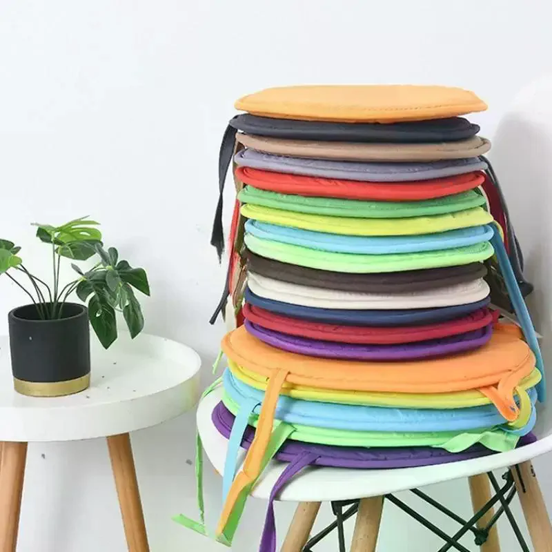 Seat Pads Chair Cushion Cover Round Multicolor Garden Patio Home Kitchen Office Chair Indoor Outdoor