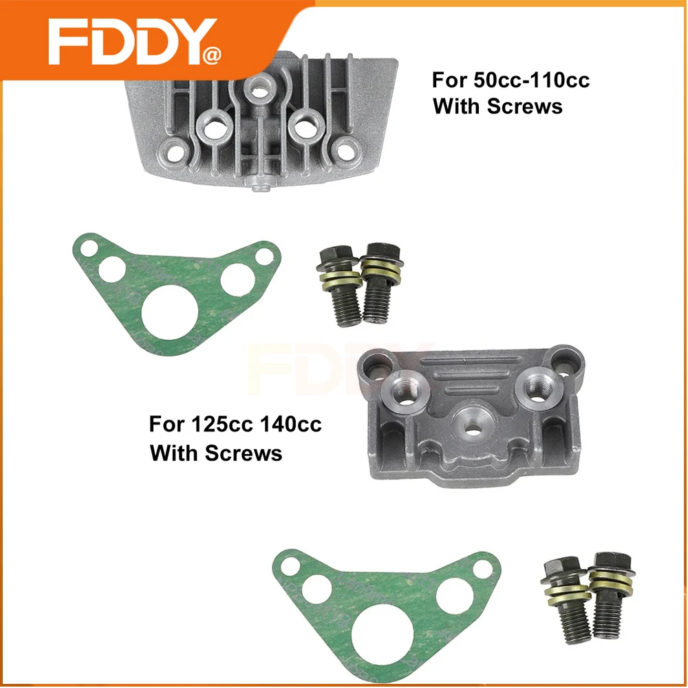 FDDY 50cc-110cc 125cc 140cc 150cc Engine Cylinder Head Cover Oil Cooler Adapter Plate Gasket Kit For Pit Dirt Bike Monkey Motorc