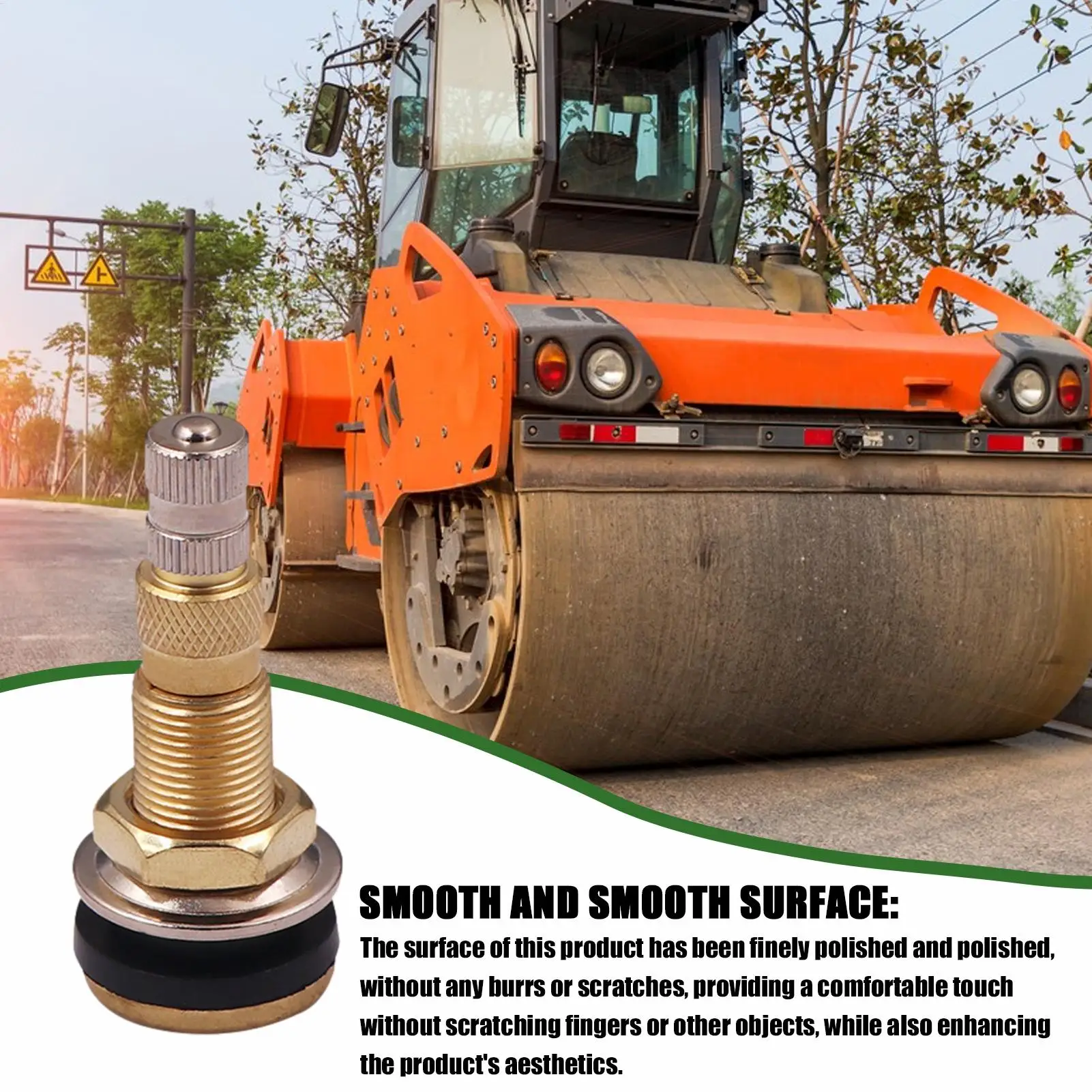 Tubeless Valves Air Liquid Tire Valve Stems TR618A All copper inflatable nozzle Smooth Tools convenient Industrial Agricultural