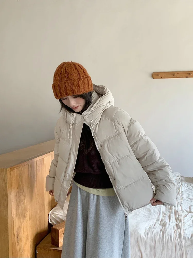 Korean style Soft Warm Cotton Bread Jacket Winter New Loose Versatile Cotton Women's Coat Fashion Casual Down Cotton Parkas 2026
