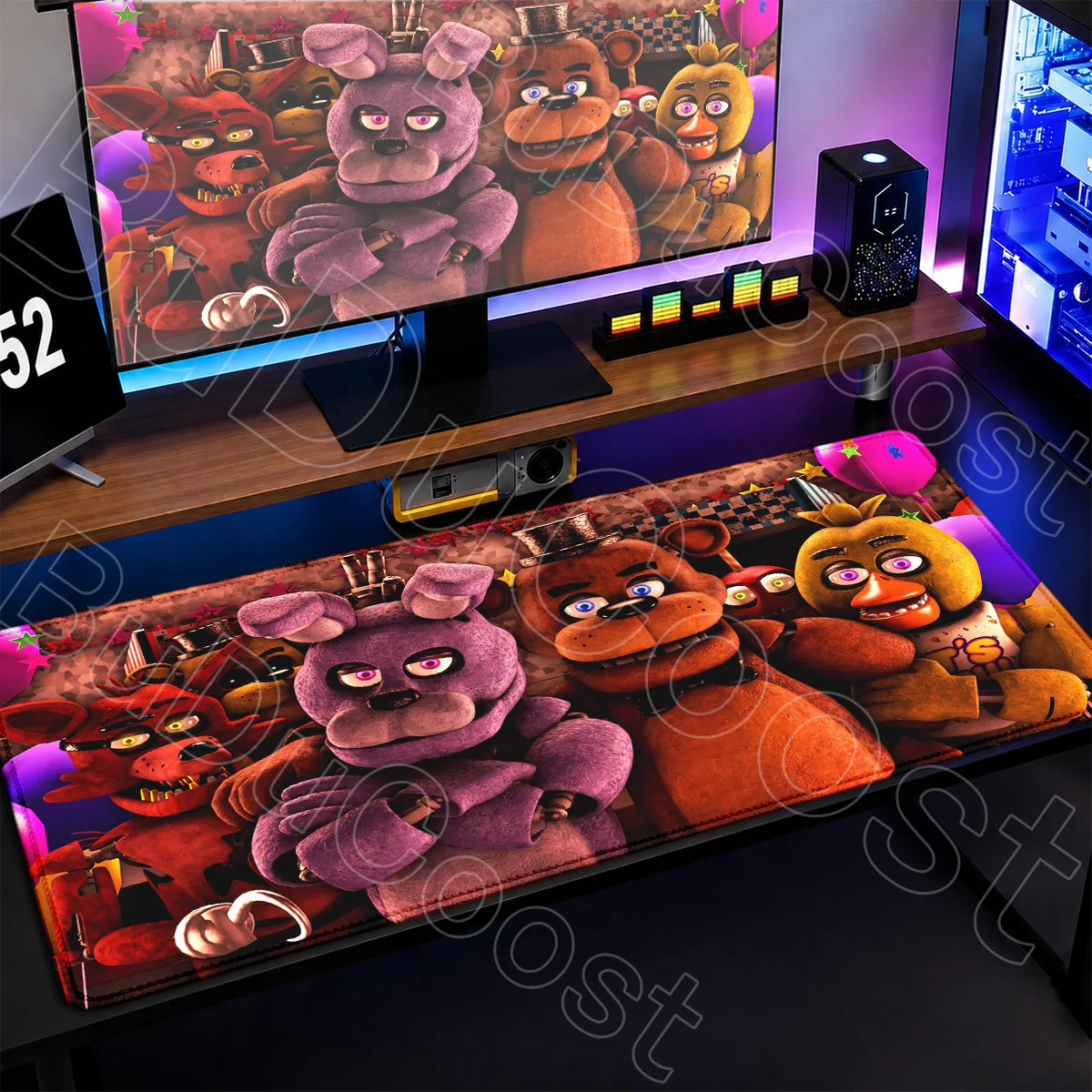 Large Laptop Office Keyboard Mats Hot Five Nights At Freddys Mouse Pad XXL Anti-slip Rubber Desktop Carpet PC Gaming Accessories
