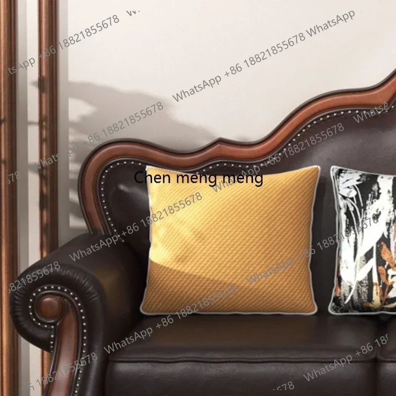 N138  Lounge Villa Sofas Furniture Homestay Comfortable Simple Minimalist Sofas Luxury Synthetic Leather Furniture