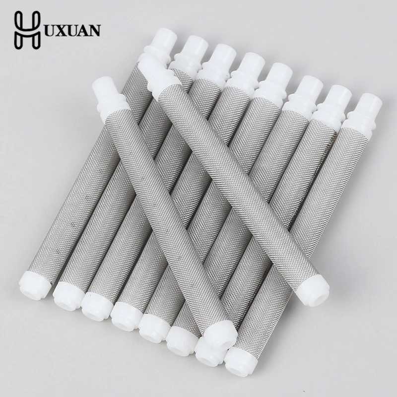 5/10PCS Blue White Airless Spray Gun Filters, 60 Mesh Replacement High Pressure Spraying Accessories Airless Sprayer Filters