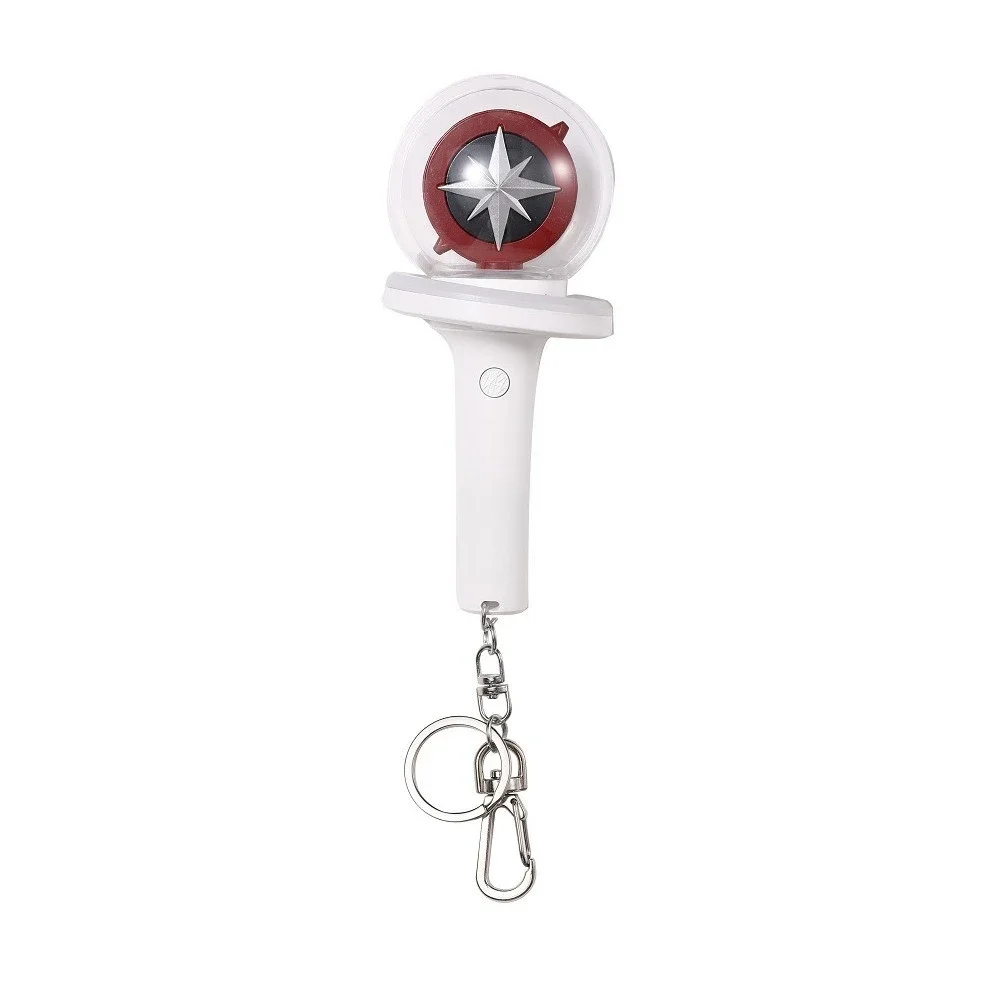 حار 14 أنماط Kpop عصا إضاءة صغيرة سلاسل المفاتيح أضواء إلكترونية حقيبة قلادة Keyrings الديكور المقتنيات المشجعين الهدايا