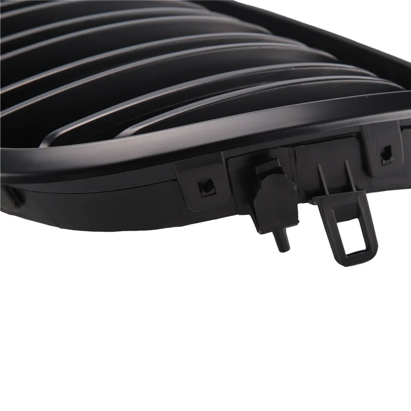 

A42M-матовый черный передний бампер с двойной планкой, передняя решетка почек, решетка для BMW X5 X6 E70 E71 2007-2014