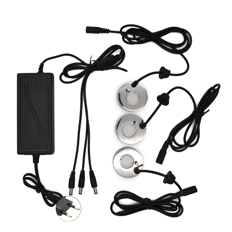 안개 제조기 초음파 가습기, 분무 헤드, 분수 연못 안개 무화기 공기 가습기, EU 플러그, 3 개