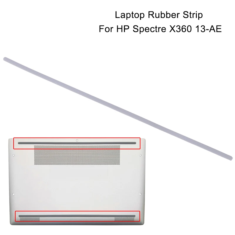 

1Pc Rubber Strip Laptop Bottom Shell Cover Foot Pad For Spectre X360 13-AE Non-Slip Bumper Feet Strip
