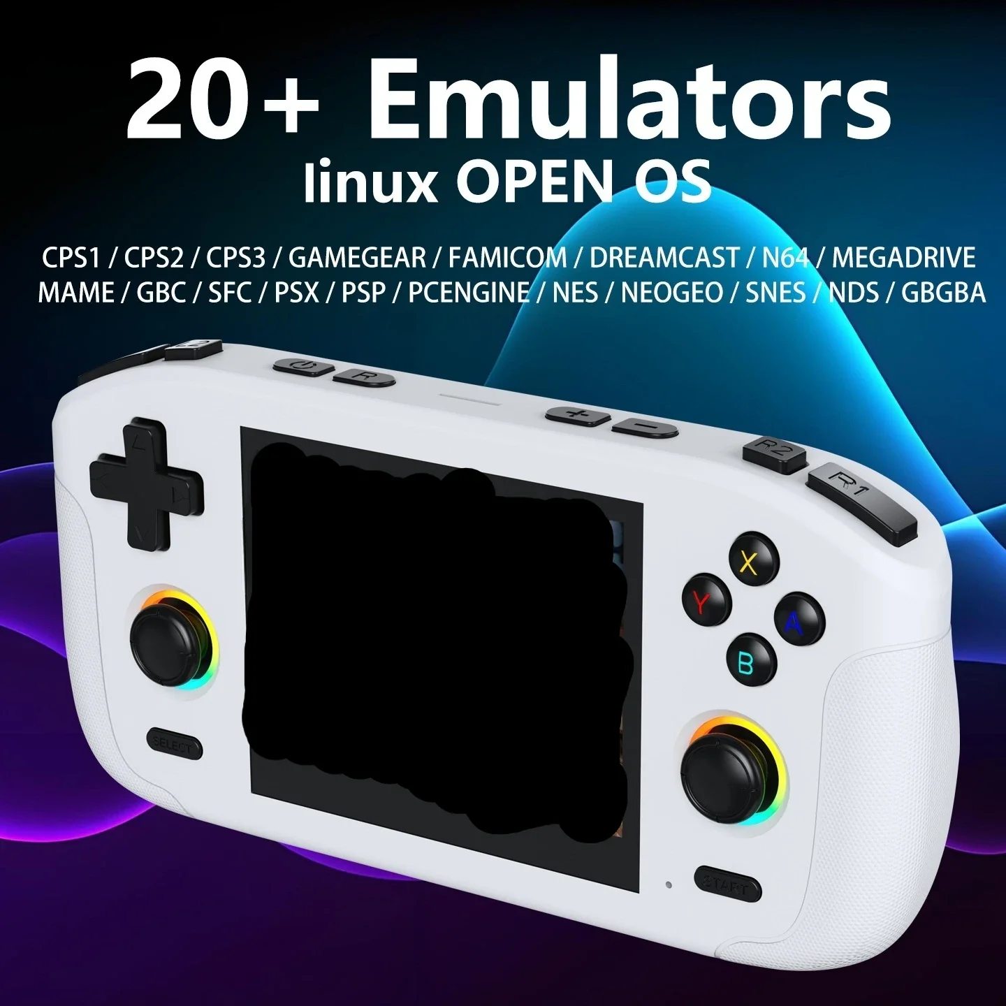 وحدة تحكم ألعاب محمولة ريترو RK35H سعة 64 جيجابايت مع شاشة IPS 3.5 بوصة 20000+ ألعاب كلاسيكية للاعبين لينكس #2