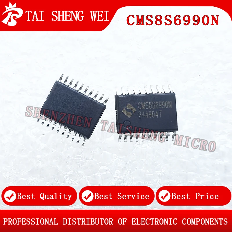 10pcs of brand new CMS8S6990N CMS8S6990 TSSOP-20 Enhanced 1T 8051 Flash MCU 16KB chip original