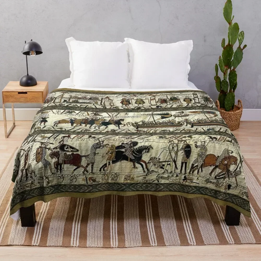 

Bayeux Tapestry Throw Blanket Ultra Soft Flannel Fleece Blanket for All Seasons