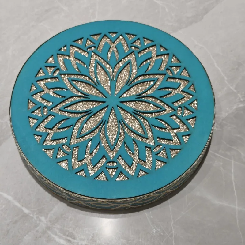 8/10 Inch Stream Drums Yoga Sound Healing Handheld Ocean Drum Portable Carving Decor Hand Drum Percussion Musical Instruments