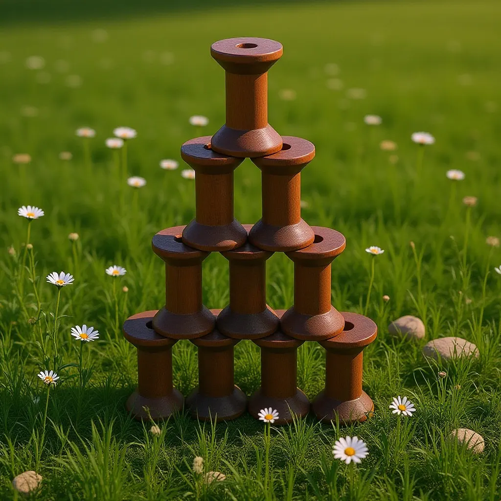 

10 шт. винтажных деревянных катушек для лент и ниток, натуральные деревянные бобины для рукоделия, шитья, вышивки, деревянные катушки для поделок