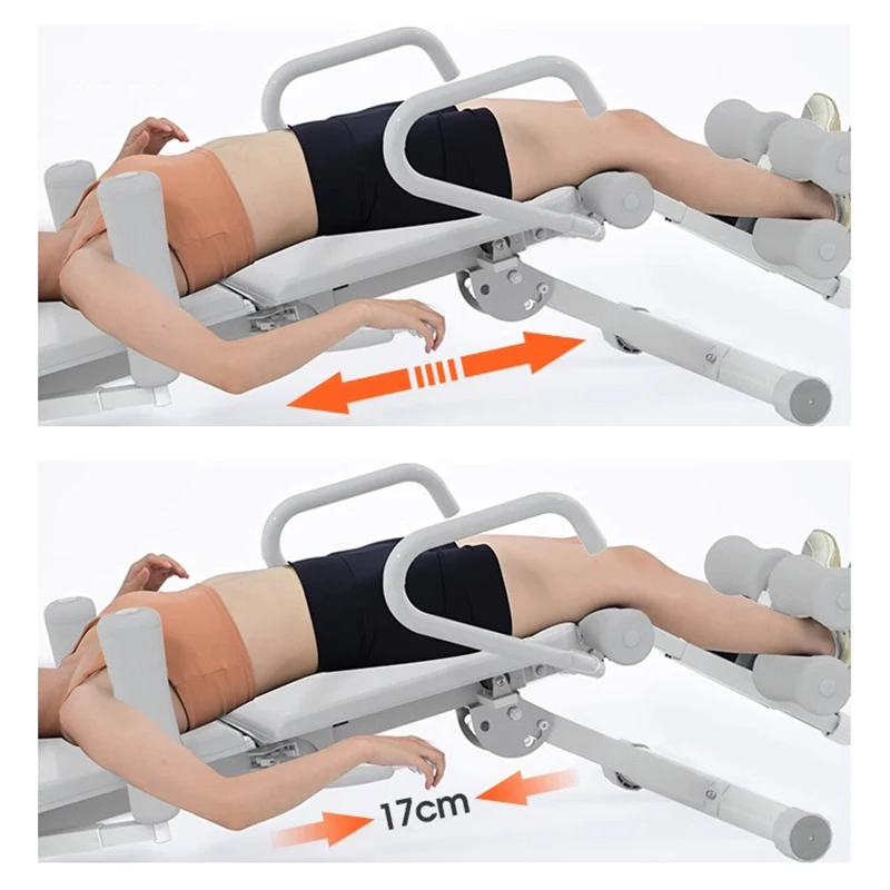 Home convenient lumbar intervertebral disc lumbar lumbar reliever auxiliary traction inverted stretching machine equipment