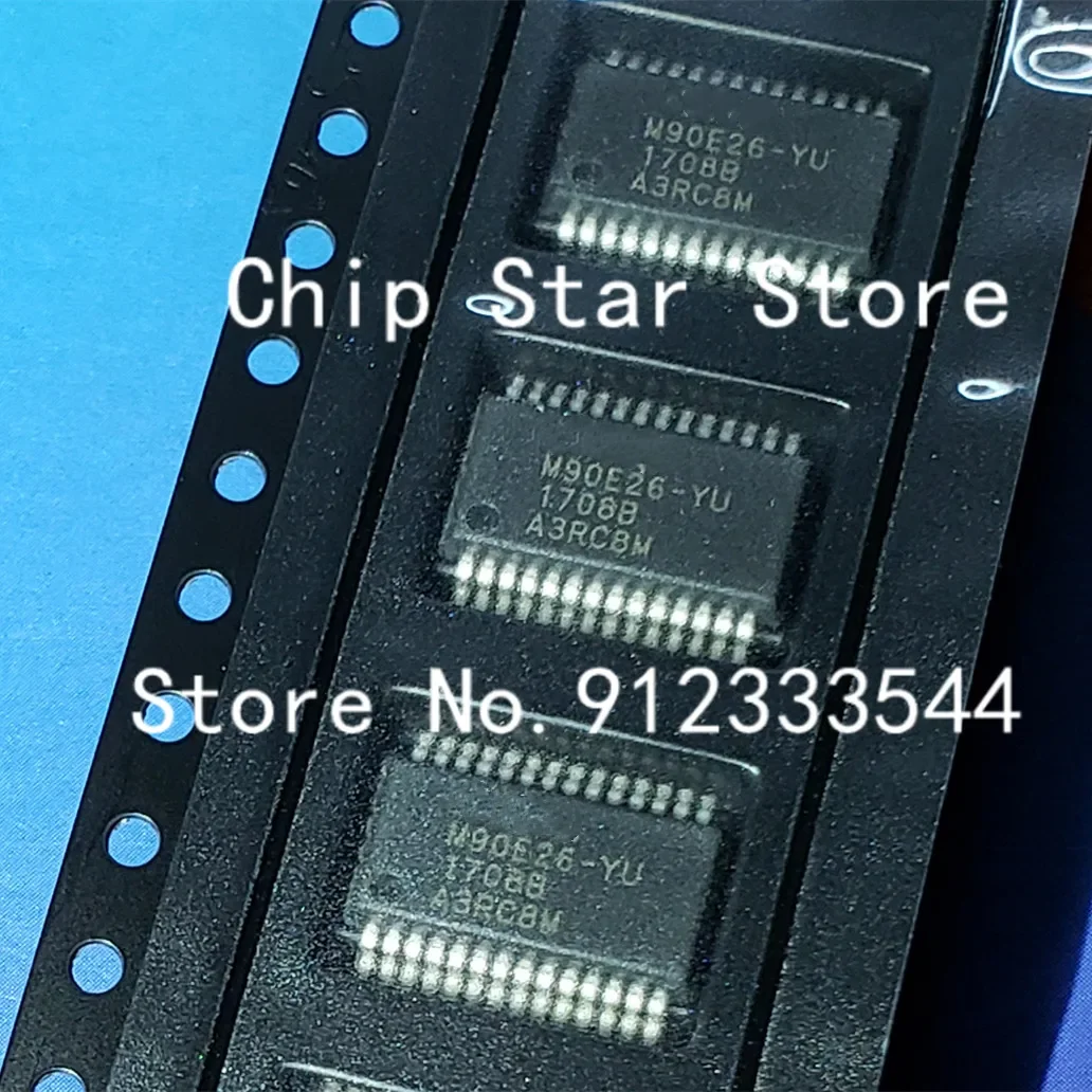 5-100pcs  ATM90E26-YU-R ATM90E26-YU ATM90E26 SSOP28 Single-Phase Active and Apparent Energy Metering 100%New And Original