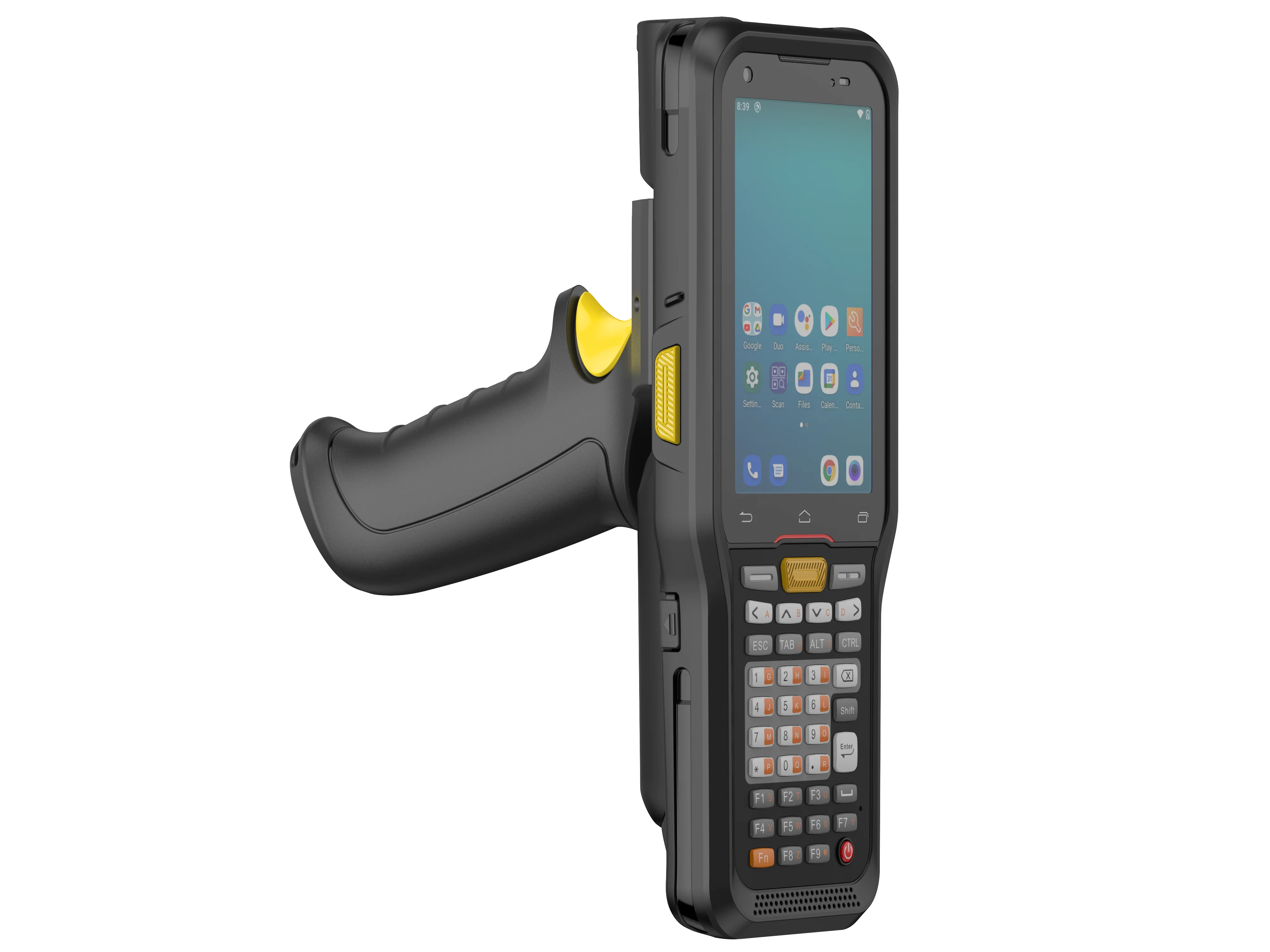 Terminal portátil android de 4 polegadas, pda robusto com pistola 2d zebra 4710 scanner coletor de dados nfc 4g 64g para inventário