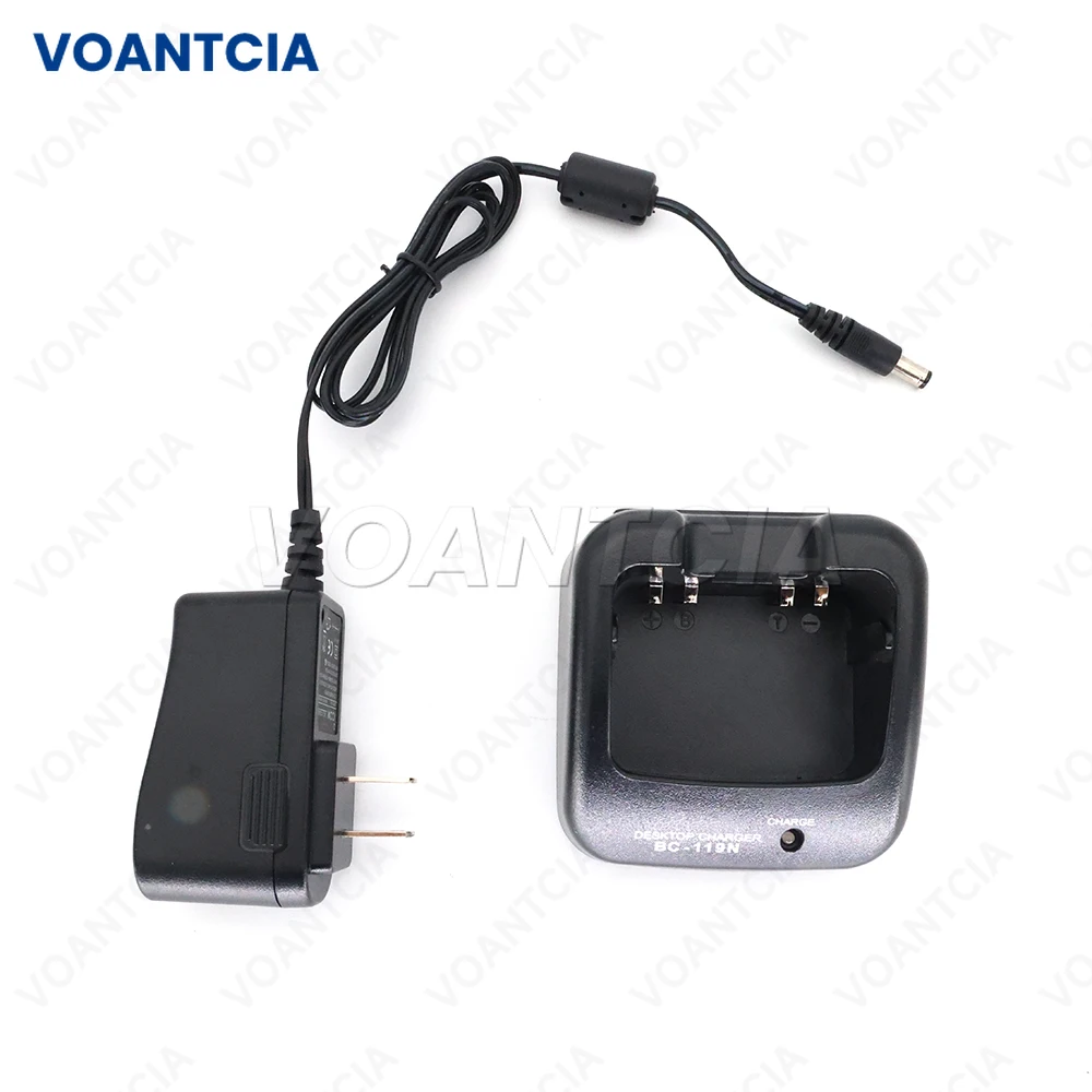 Desktop Charger BC-119N for ICOM IC-F70DS Walkie Talkie Radio BP-253 Battery Accessories