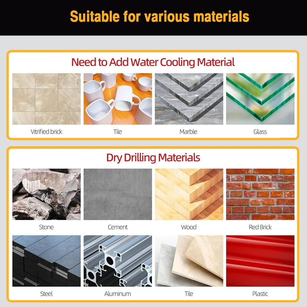 Broca excéntrica dentada de cuatro filos, 7 Uds., brocas excéntricas de cabeza inclinada multifuncional, 3/4/5/6/8/10/12 Mm para madera y Metal