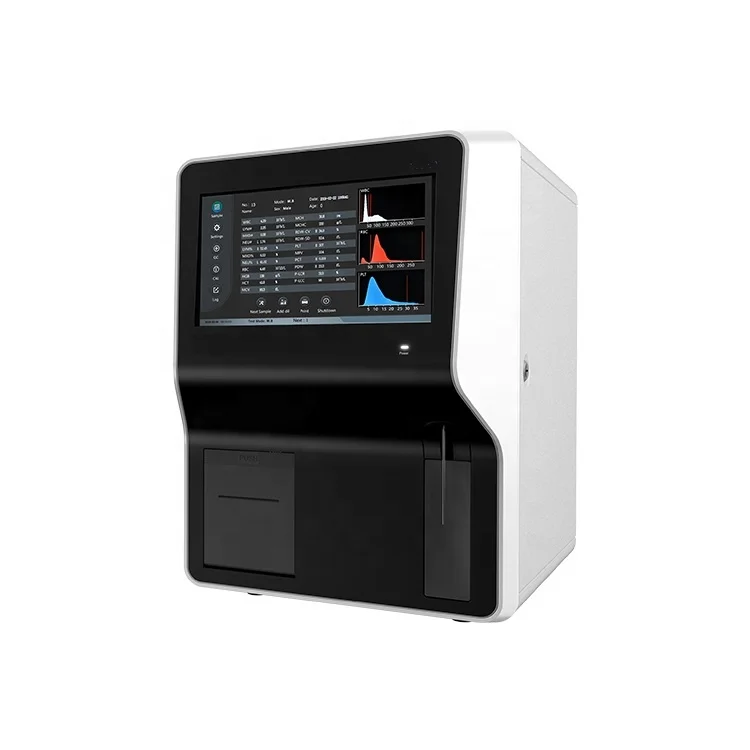 automatic 3 part Hematology Analyzer Blood   With Open Reagent System