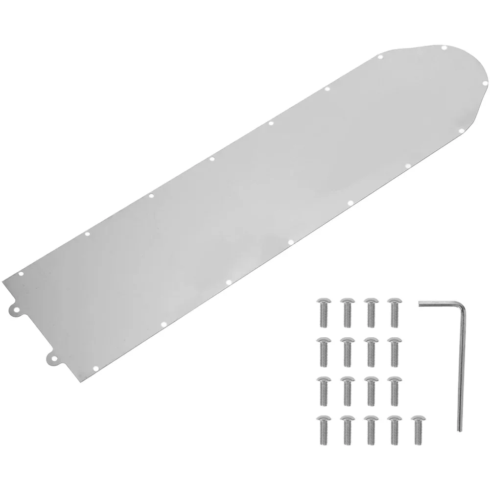 Stainless Steel Chassis Guard for Xiaomi For M365 Scooter 55x10x1.2cm Frame Protection Plate Electric Scooter Part