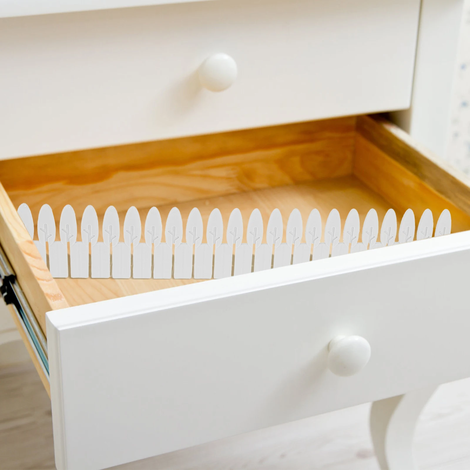 

4Pcs Adjustable Plastic Drawer Dividers Flexible Kitchen Bedroom Organizer Board Multi-Purpose Drawer Partition Separator