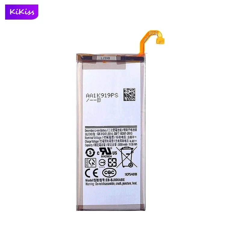 EB-BJ800ABE Mobile Phone Battery For Samsung Galaxy A6 (2018) SM-A600 A600F Galaxy J6 J600F 3000mAh Real Capacity