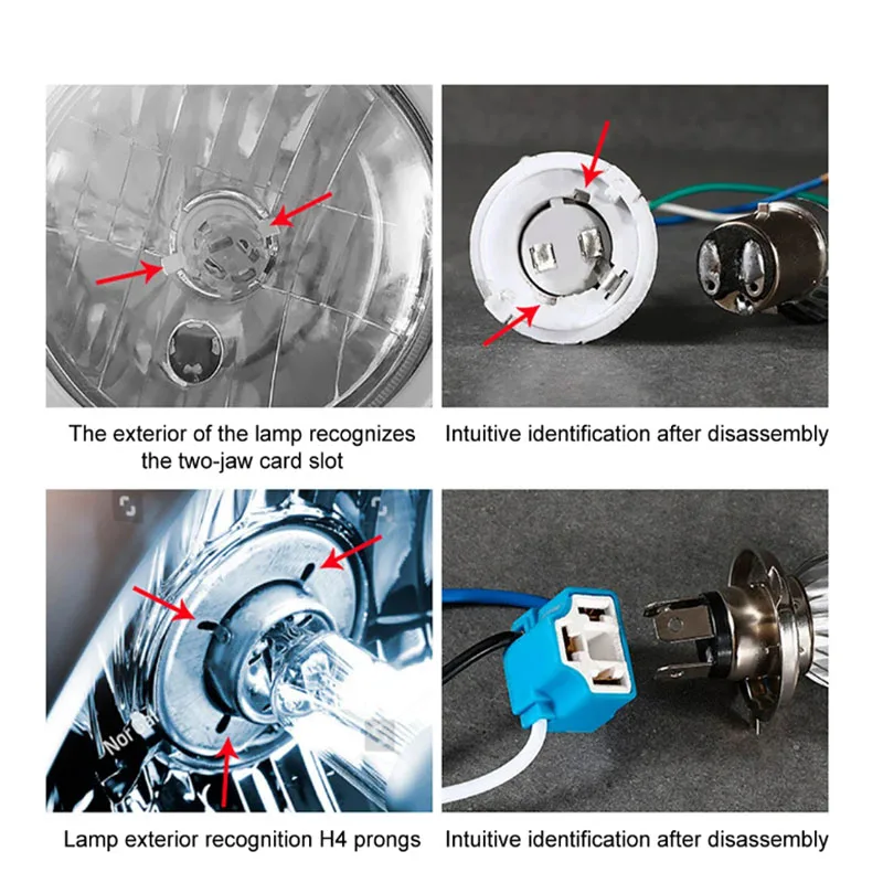 10000LM H4/H6 12 فولت LED دراجة نارية المصباح لمبة موتو الأضواء CSP عدسة أبيض أصفر مرحبا لو مصباح سكوتر اكسسوارات أضواء الضباب