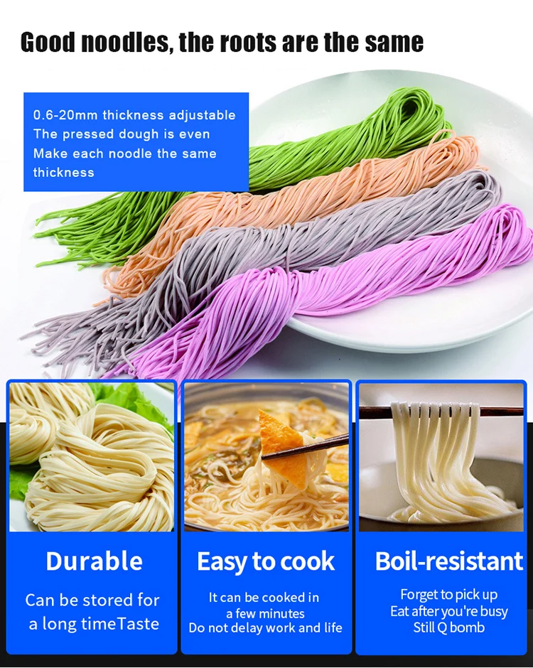 Commercial  Stainless Steel Noodle Making Machine Electric Noodle Pasta Makerlasagne Spaghetti Maker Machine